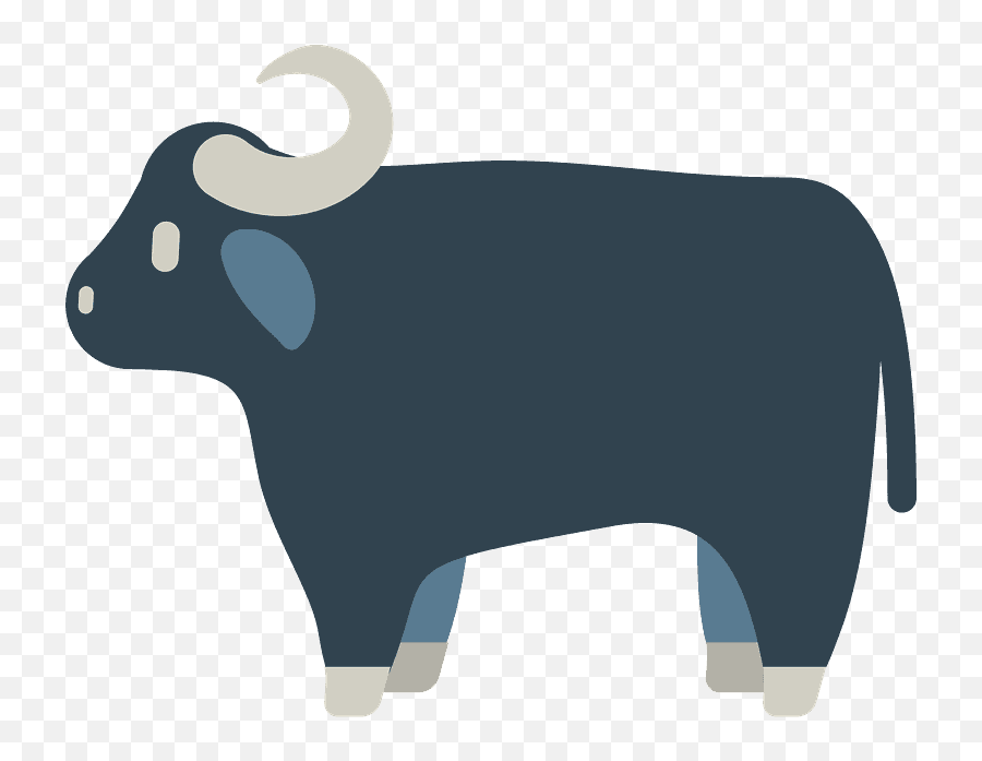 Water Buffalo Emoji - Buffalo And Cow Sticker,Mozilla Emoji