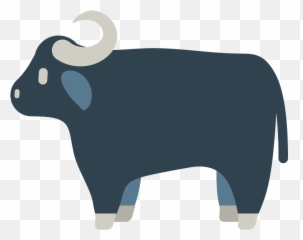 Water Buffalo Emoji - Buffalo And Cow Sticker,Mozilla Emoji