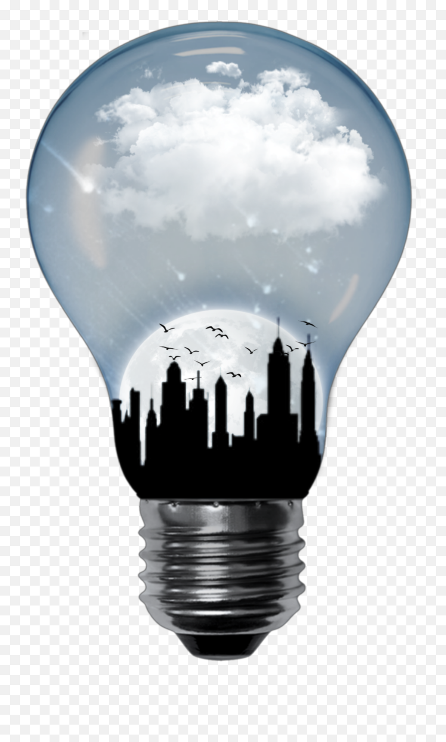 The Most Edited Bombillo Picsart - Incandescent Light Bulb Emoji,Lamp Emoji