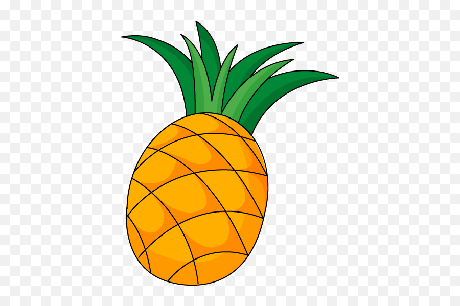 Pineapple Clip Art Free Free Clipart Images 2 - Clipartix Pineapple Clipart For Kids Emoji,Pineapple Emoji Hat