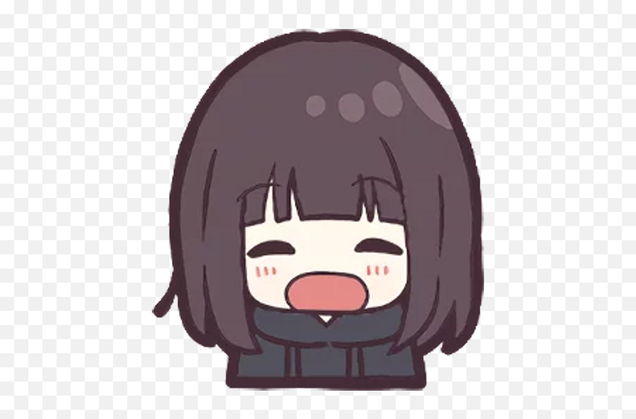 Sticker Maker - Menhera Chan Emoji V1 Sticker Menhera Chan,Imagenes Emoji