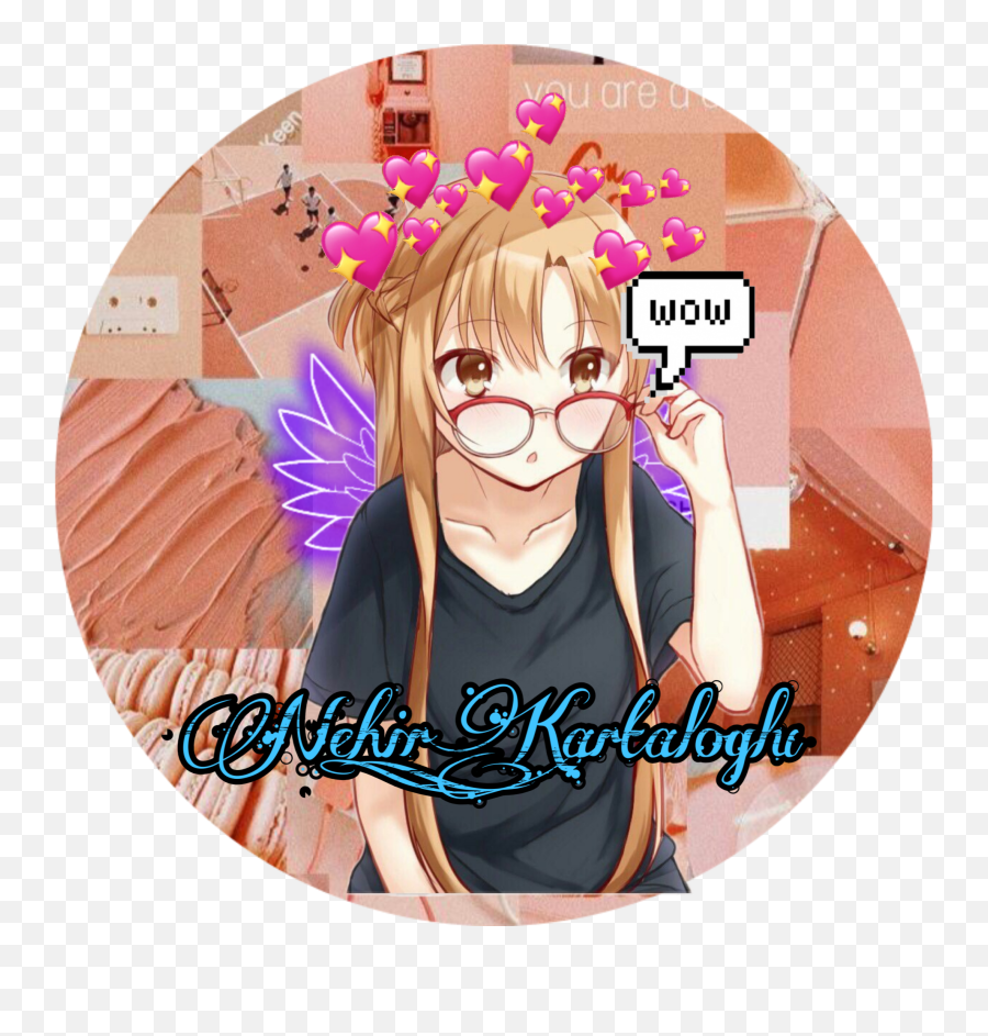 Asuna Kuzi Için Pp Sticker By Kaneki Ken - Girly Emoji,Ken Masters Emoji