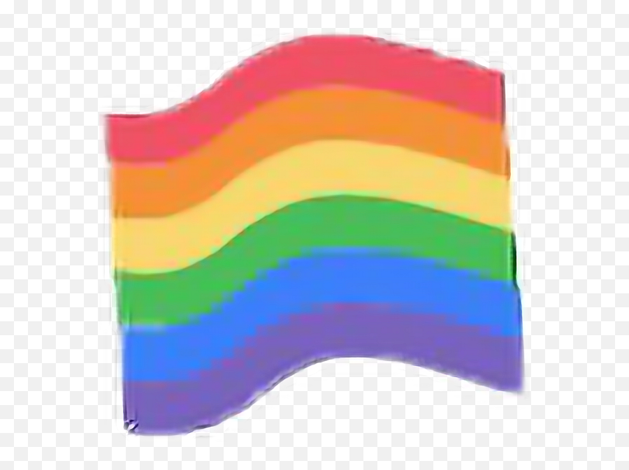 Rainbow Lgbt Sticker Flag Sticker - Horizontal Emoji,Facebook Rainbow Pride Emojis