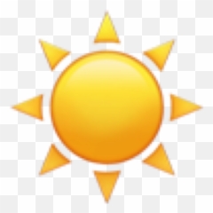 Sunrise Clipart - Iphone Sun Emoji Hd Png Download Free Clip Art Sun,Iphone Emoji Pictures