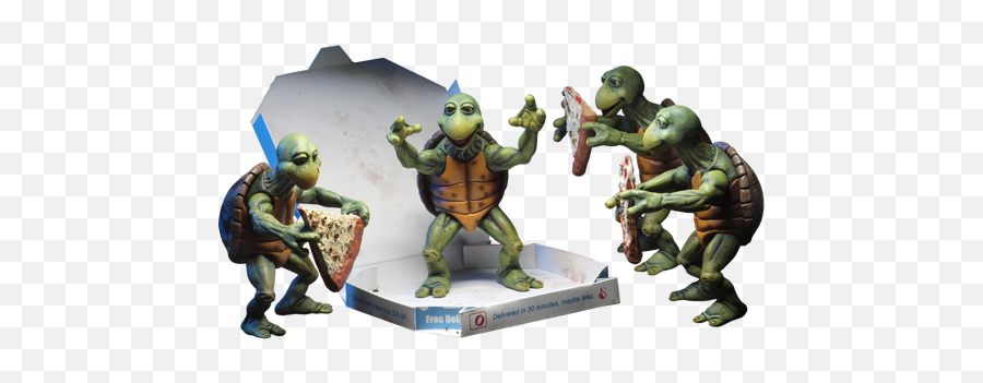 Teenage Mutant Ninja Turtles 1990 - Baby Turtles 14 Scale Neca Teenage Mutant Ninja Turtles Baby Emoji,The Emoji Movie Rare Action Figures