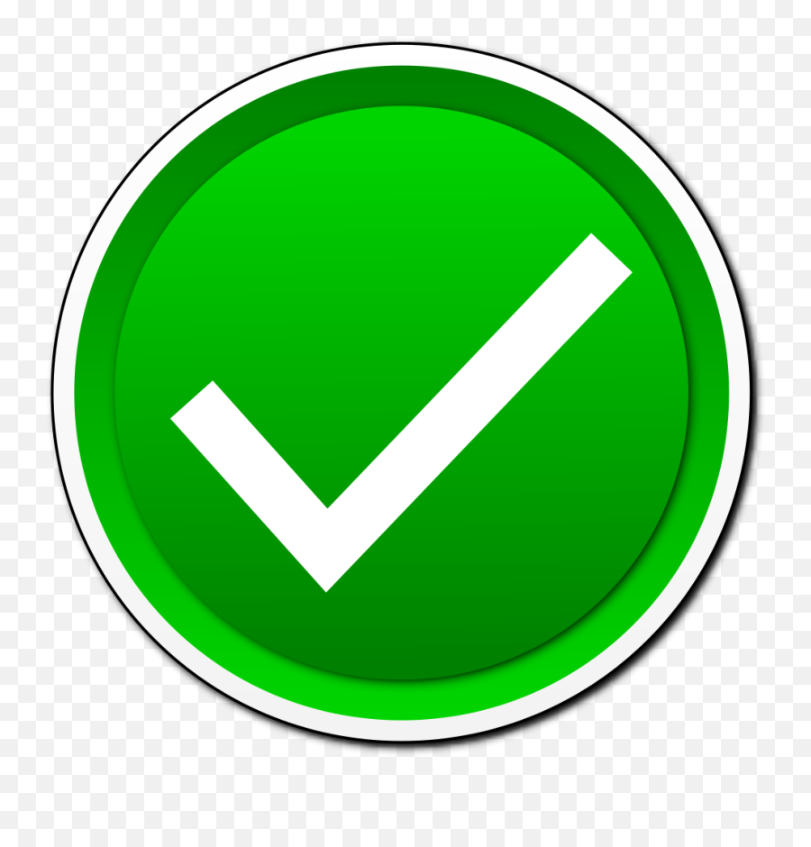 Check Mark Button Png Svg Clip Art For - Powerpoint Tick Mark Symbol Emoji,Alt Emojis Checkmark