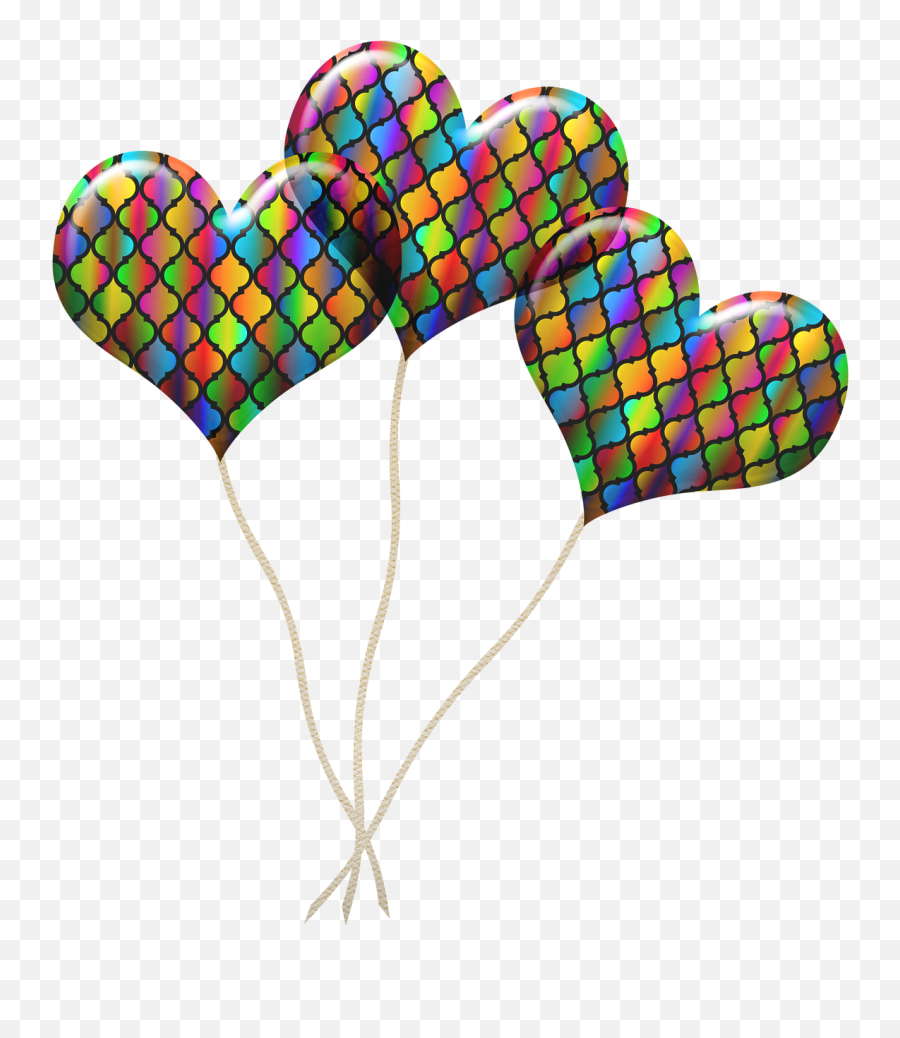 Balloons Colorful Celebrate - Party Supply Emoji,Stained Glass Emotions