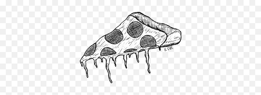 I Underst Uploaded By Creep On We Heart It - Transparent Pizza Png Black And White Emoji,Pizza Emojis Transparent