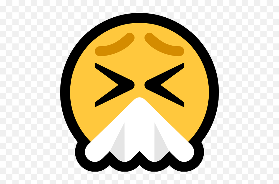 Emoji Image Resource Download - Windows Sneezing Face Sneeze,Sneeze Emoji