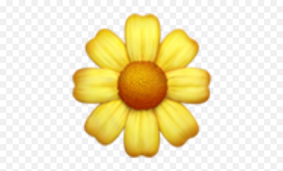 Emoji Flower Emoji - Yellow Flower Emoji Png,Sunflower Emoji