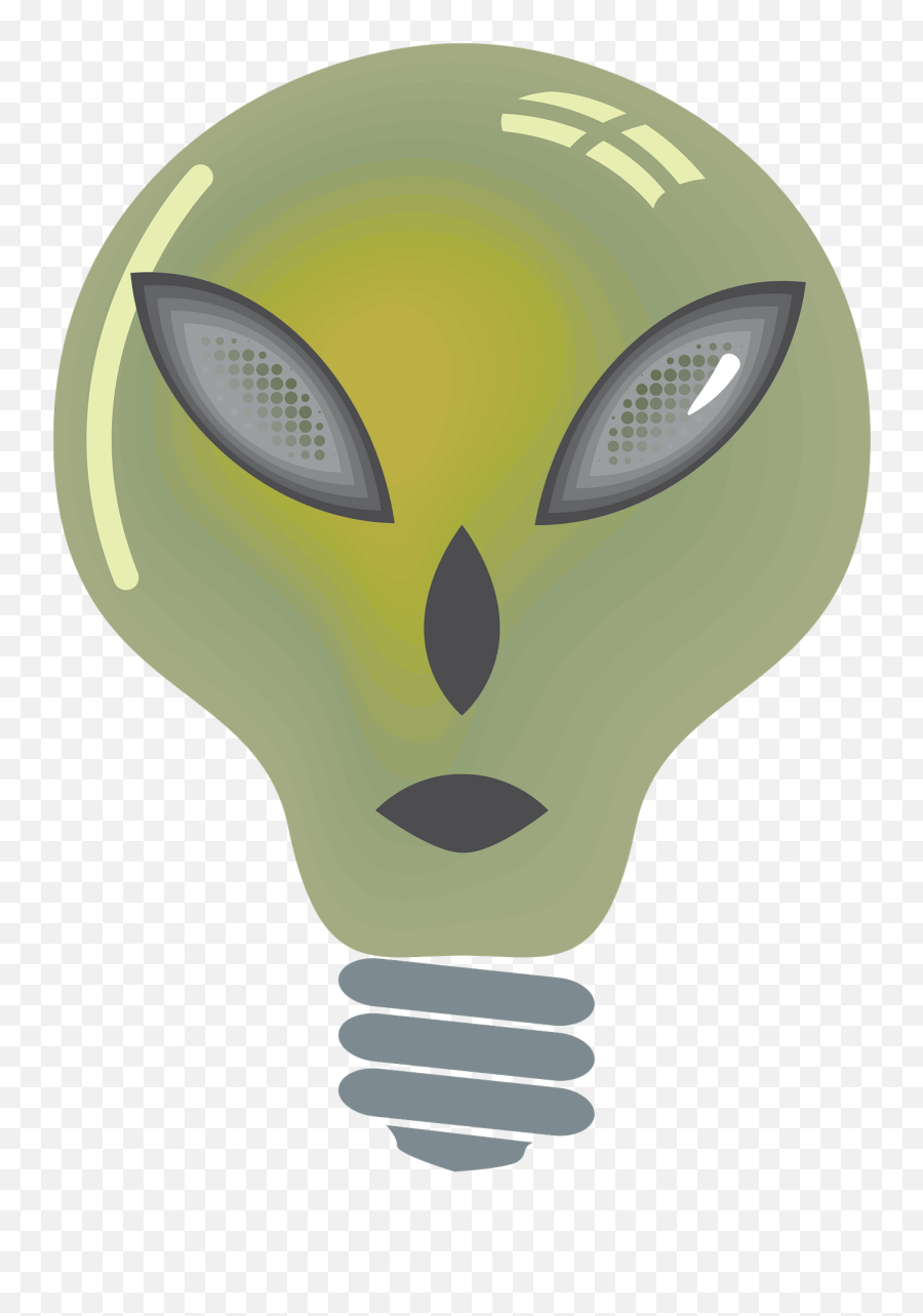 Alien Face - Extraterrestrial Life Emoji,Emoticon Robot Face Light
