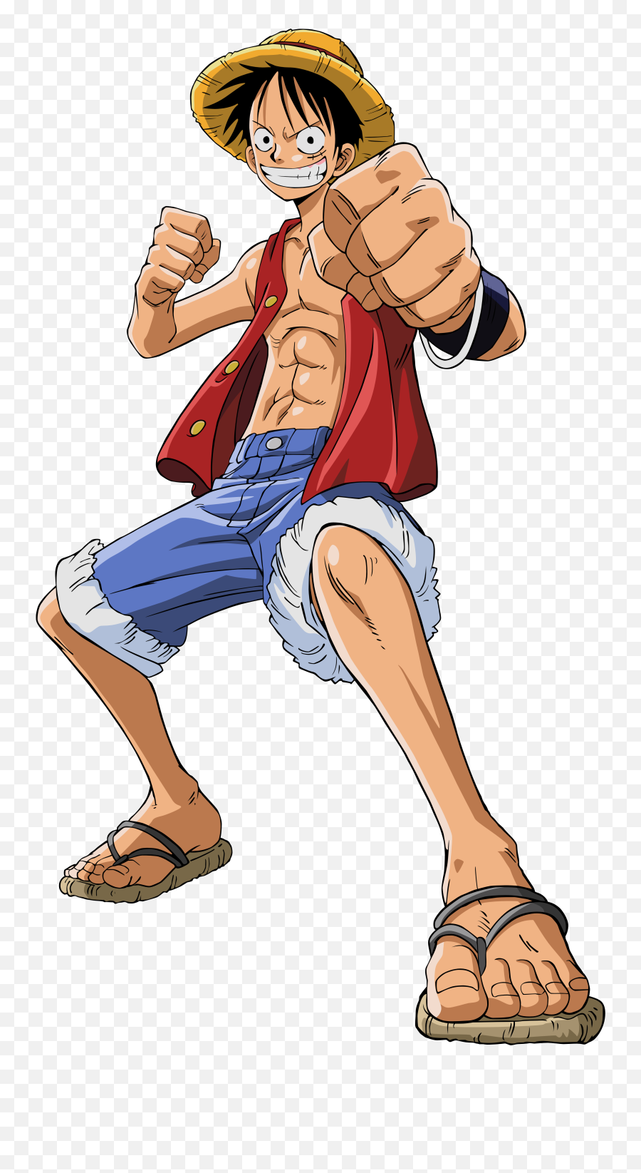 One Piece Luffy Transparent Background Emoji,Punching Monkey Emojis