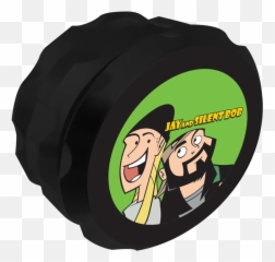 Jay And Silent Bob Grinder - Synthetic Rubber Emoji,Jay And Silent Bob Human Emotion