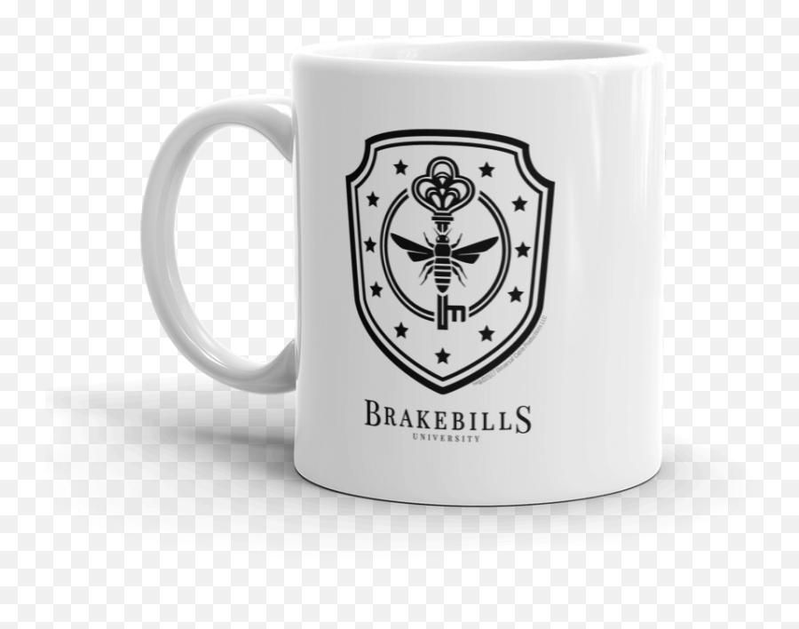 The Magicians Brakebills Crest White Mug U2013 Syfy Store Emoji,Magicians Emotion Bottles