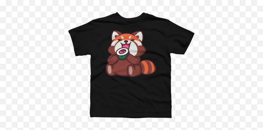 Panda Boyu0027s T - Shirts Design By Humans Emoji,Boy With Panda Animated Emoticon