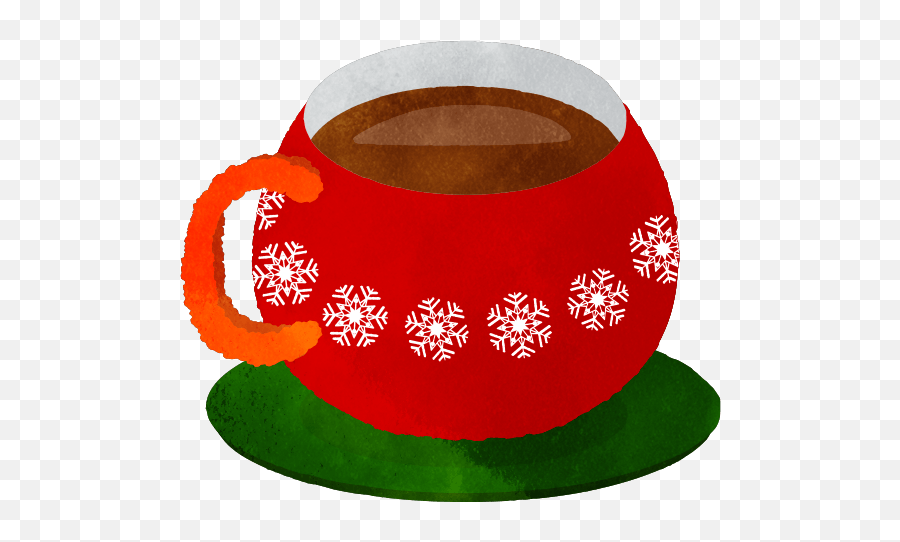 Christmas Cups Tea Time - Cute2u A Free Cute Illustration Emoji,Cute Emoji Cup Mug