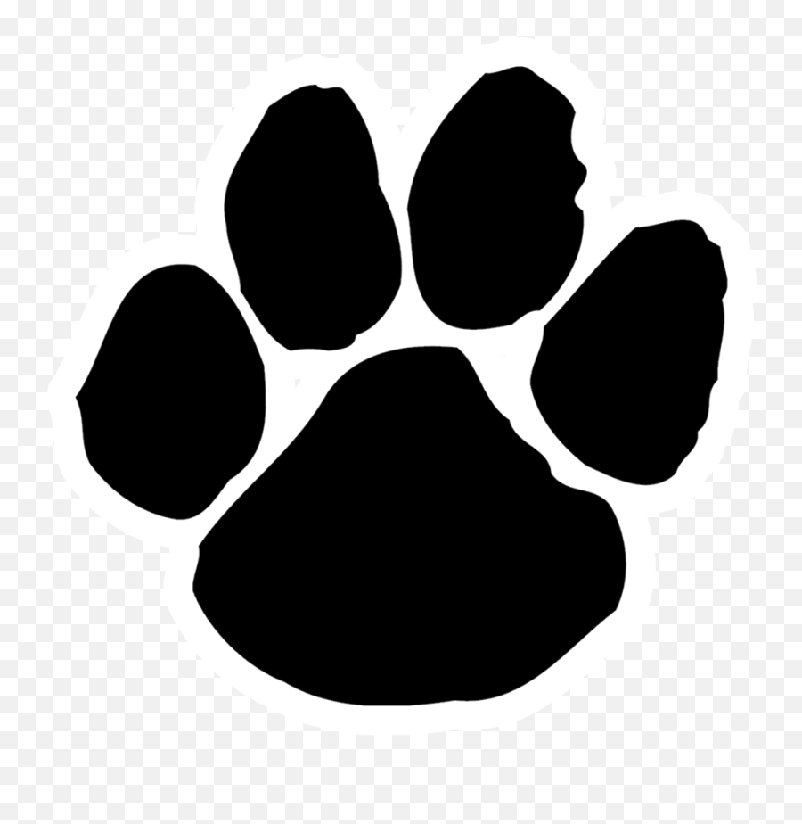 Alabama Hs Team Preview - Tiger Paw Print Clipart Tiger Paw Print Svg Free Emoji,Paw Prints Emoji