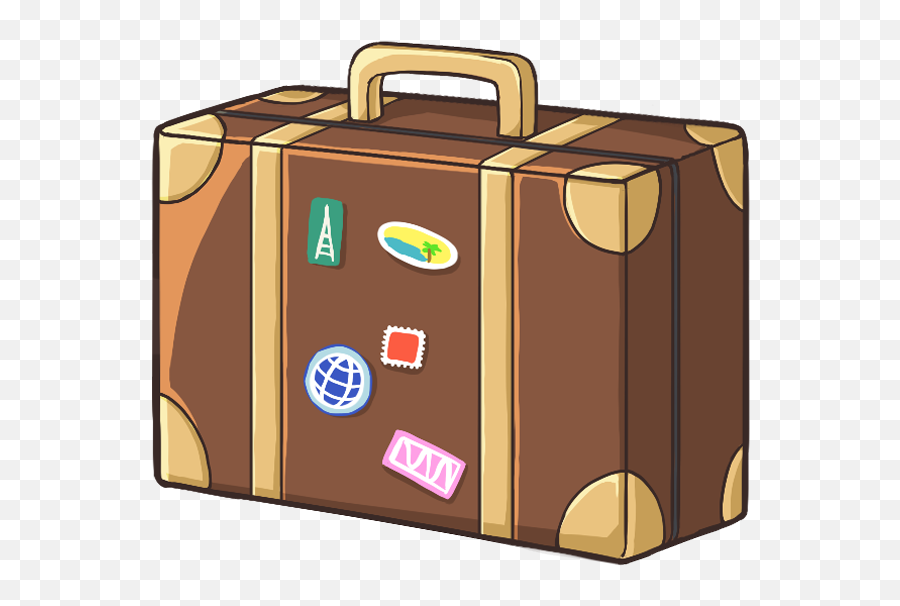 Suitcase Emoji Png - Transparent Background Suitcase Clipart,Bag Emoji