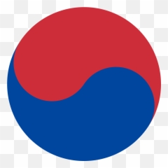 Taegeuk - South Korea Flag Middle Emoji,South Korea Flag Emoji
