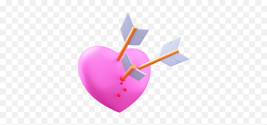 Heart Arrow 3d Illustrations Designs Images Vectors Hd Emoji,Iphone Blue Heart Emoji