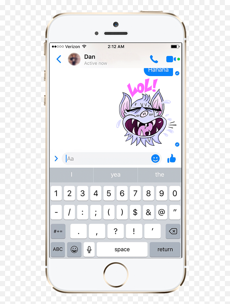 Lil Bat - Messenger Stickers On Behance Emoji,Bats Emoji
