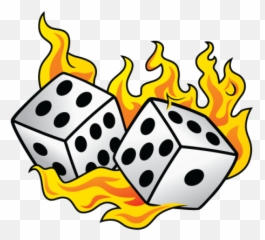 Gratis Png Y Vector - Dice On Fire Full Size Png Download Emoji,Fire Emoji Vector