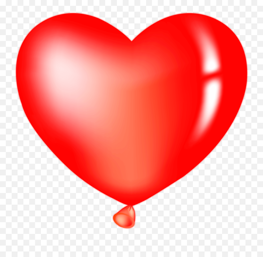 Red Heart Balloon Clipart Png Image - Red Heart Balloon Png Emoji,Red Balloon Emoji