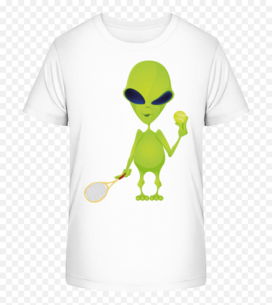 Alien Spielt Tennis Kinder Premium - Superhero Emoji,Alien Emoji T Shirt