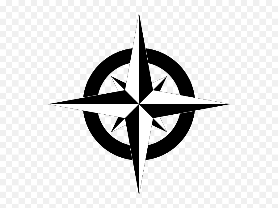 Compass Rose Clipart - Compass With No Directions Emoji,Compass Emoji