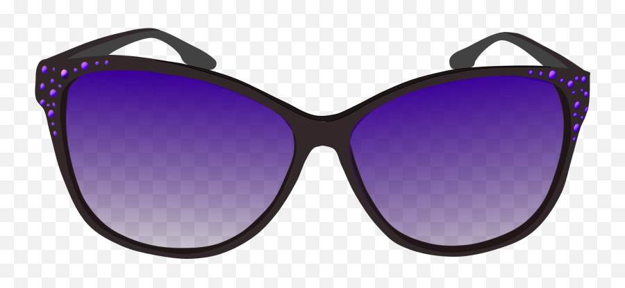 Thug Life Glasses - Purple Sunglasses Clip Art Emoji,Thug Life Glasses Emoji