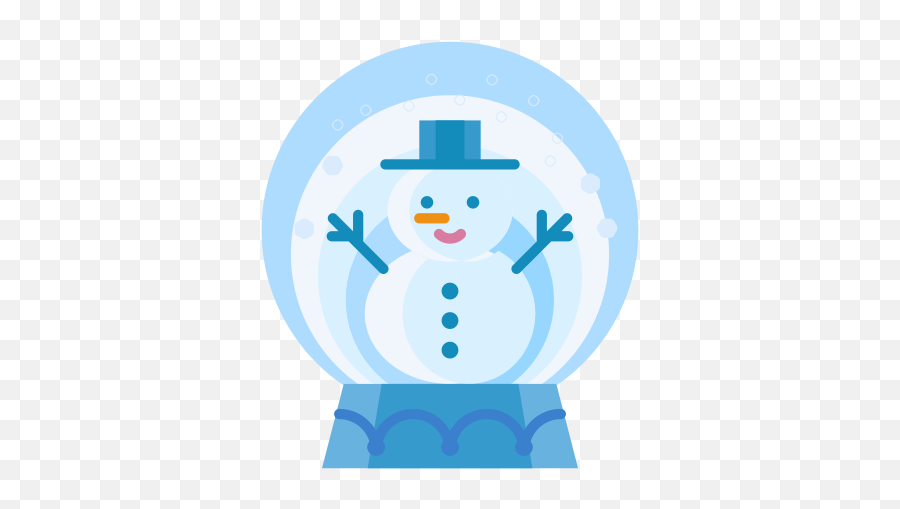 Snowman Snowglobe Man Snow - Cartoon Winter Festival Emoji,Snowman Emoji
