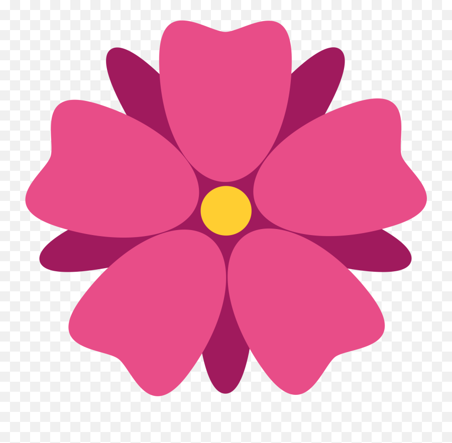 Rosette Emoji Clipart - Sending Love,Pink Rose Emoji