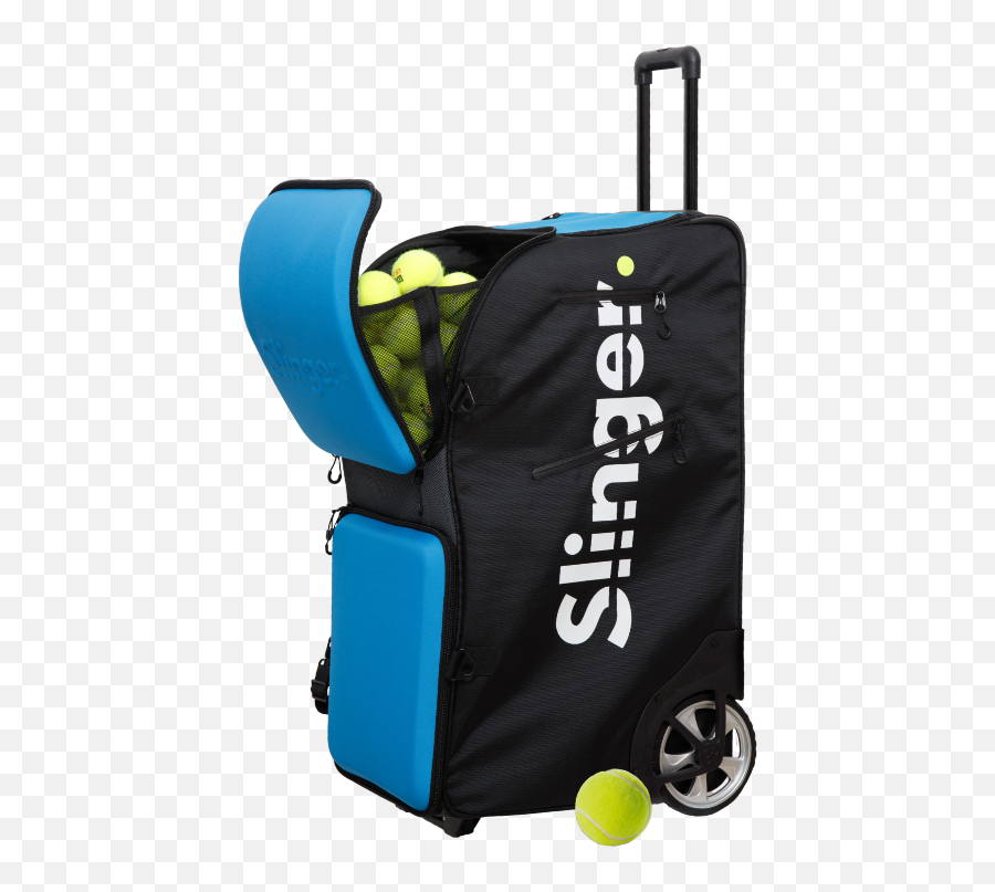 Slinger Bag Tennis Ball Machine Play Test And Review - Top Slinger Bag Tennis Emoji,Facebook Emoticons Suitcase