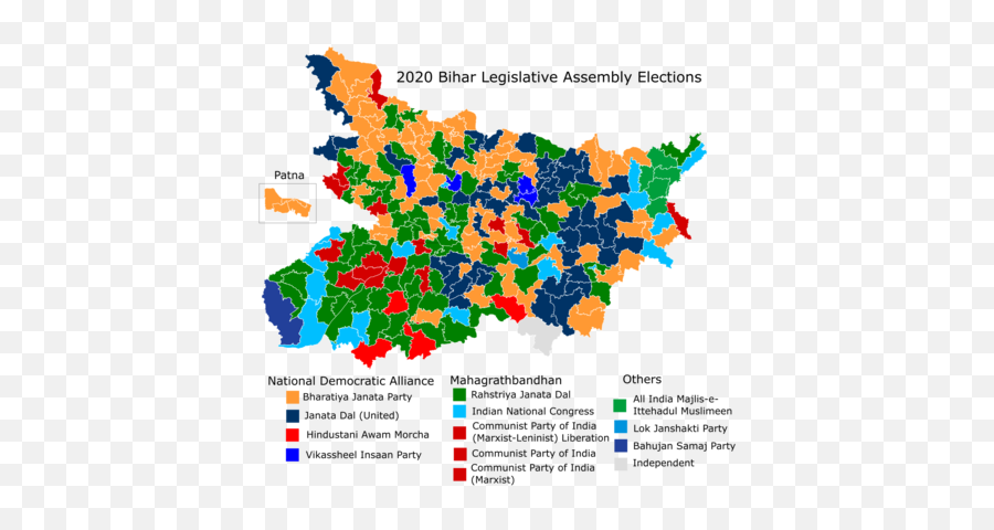 2020 Bihar Legislative Assembly Election - Wikipedia Indian States Political Party Emoji,Shakuntala Raja Ravi Varma Emotions