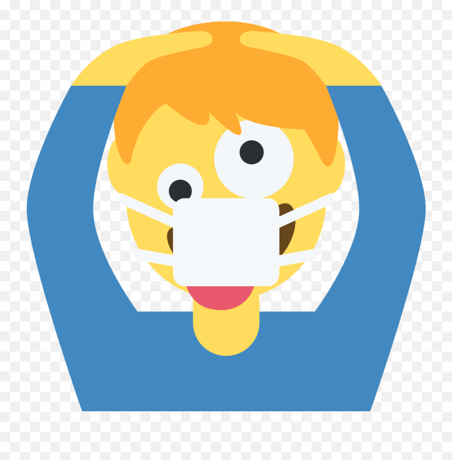 Emoji Face Mashup Bot On Twitter U200d Man Gesturing - Happy,The Ok Emoji