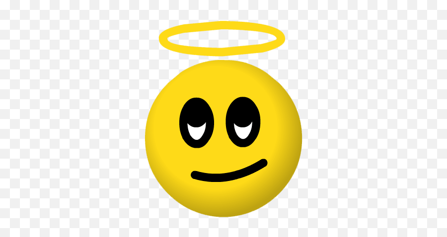 Angel Smiley - Clipart Best Happy Emoji,Facebook Emoticons Lil Angel