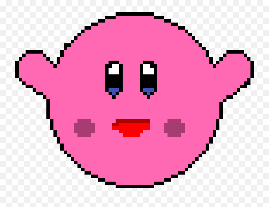Pixilart - Pixel Art Emoji,Kirby Emoticon