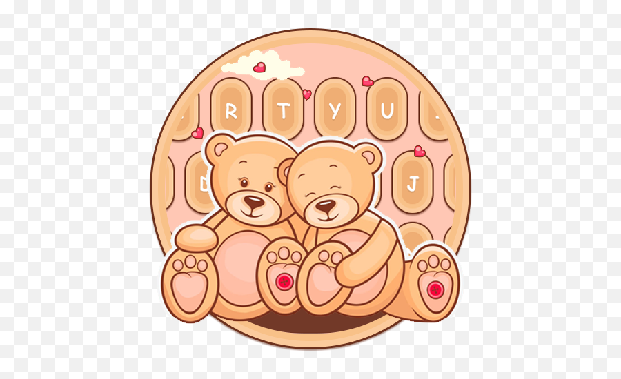Teddy Bear Keyboard U2013 Apps On Google Play - Best Friend Card Colouring Emoji,Bear With Smoke Emoji