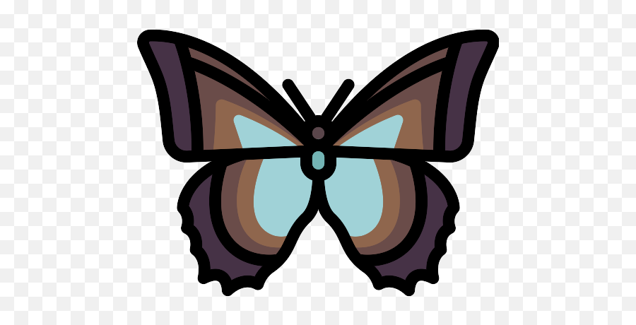 Butterfly Silhouette Facing To Left Vector Svg Icon 2 - Girly Emoji,Purplebutterfly Emojis