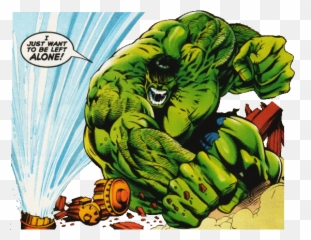 Does Hulk Want To Be A Superhero Or Is - Does Hulk Want To Be Left Alone Emoji,Emotion Trigger Hulk
