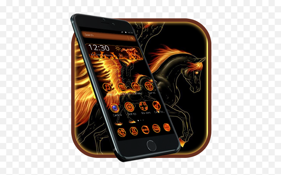 Flying Fire Horse Theme U2013 Appar På Google Play - Iphone Emoji,Mustang Emoji