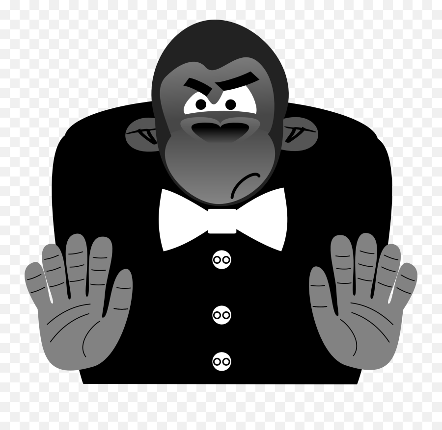 Download Free Photo Of Gorillaanimalfaceapemammal - From Gorilla Toon Clipart Free Emoji,Chimp Emotion Faces