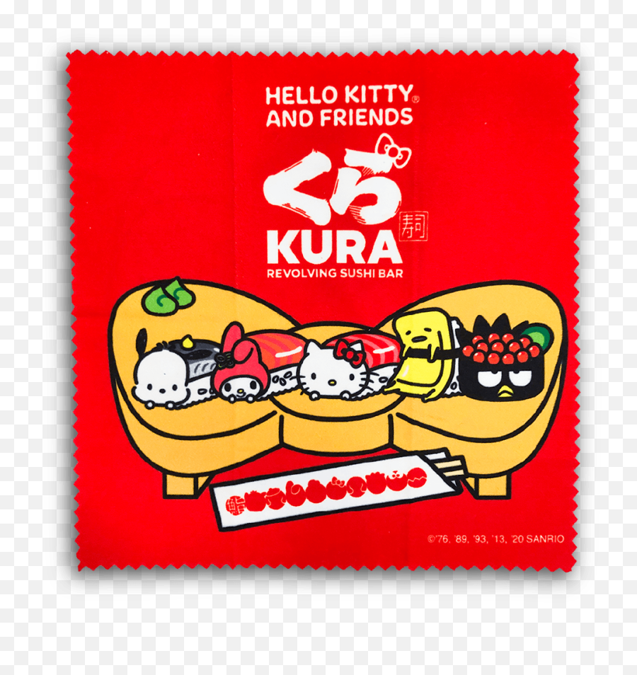 Hello Kitty And Friends X Kura Sushi Collaboration - Kura Sushi Emoji,Hexii Japanese Emoticon