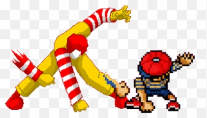 Top Wwe 2 K 16 Wwe Harambe Dk Donkey - Ronald Mcdonald Sprites Gif Emoji,Harambe Emoji