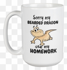 Sorry My Bearded Dragon Ate My Homework Cute Coffee U0026 Tea Gift Mug Or Stuff 15oz Emoji,Awesome Weirdo Emoticon