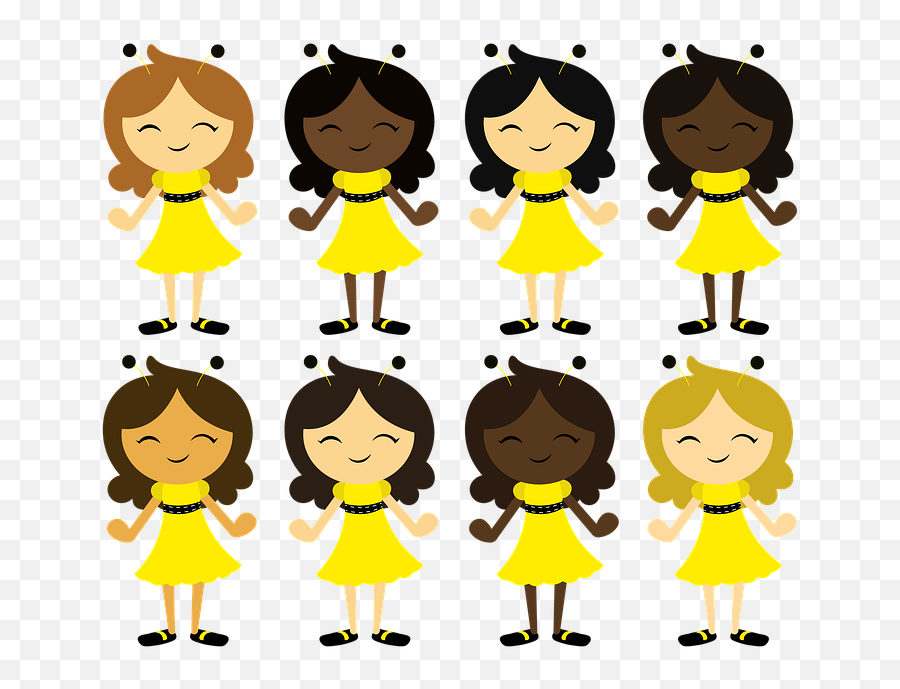 Bees Girls Costume - Free Image On Pixabay Emoji,Happy Emotion Costume Diy