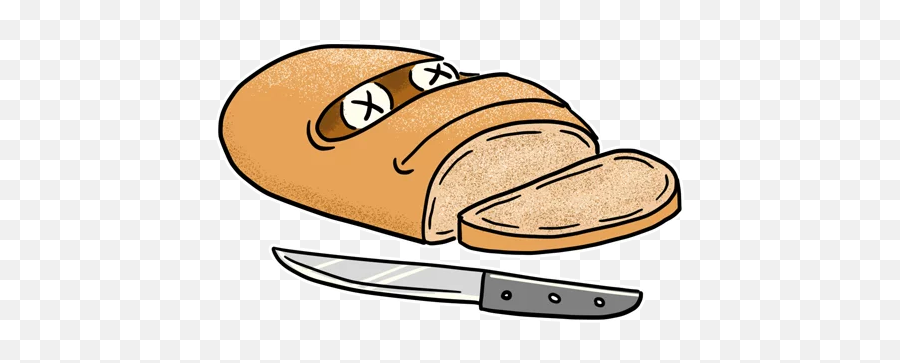 Bread Telegram Stickers Emoji,Banana Bread Emoji