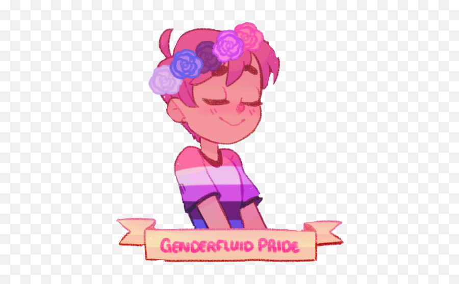 Genderfluid Pride Gender Fluid Sticker - Genderfluid Fanart Emoji,Genderfluid Emoji