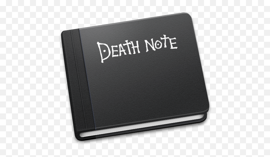 Death Note Icon Book Iconset Mcdo Design - Death Note Icon Emoji,Music Notes And Book Emoji