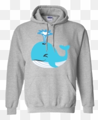 Whale Blow Hole Spray Emoji Hoodie - Phil And Phyllis Phillies Tshirt,Whale Emoji Shirt